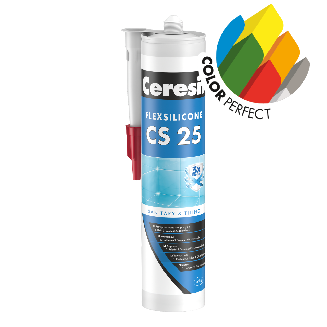 3053119 CERESIT SAN.SIL.CS25 CARBON  280ml