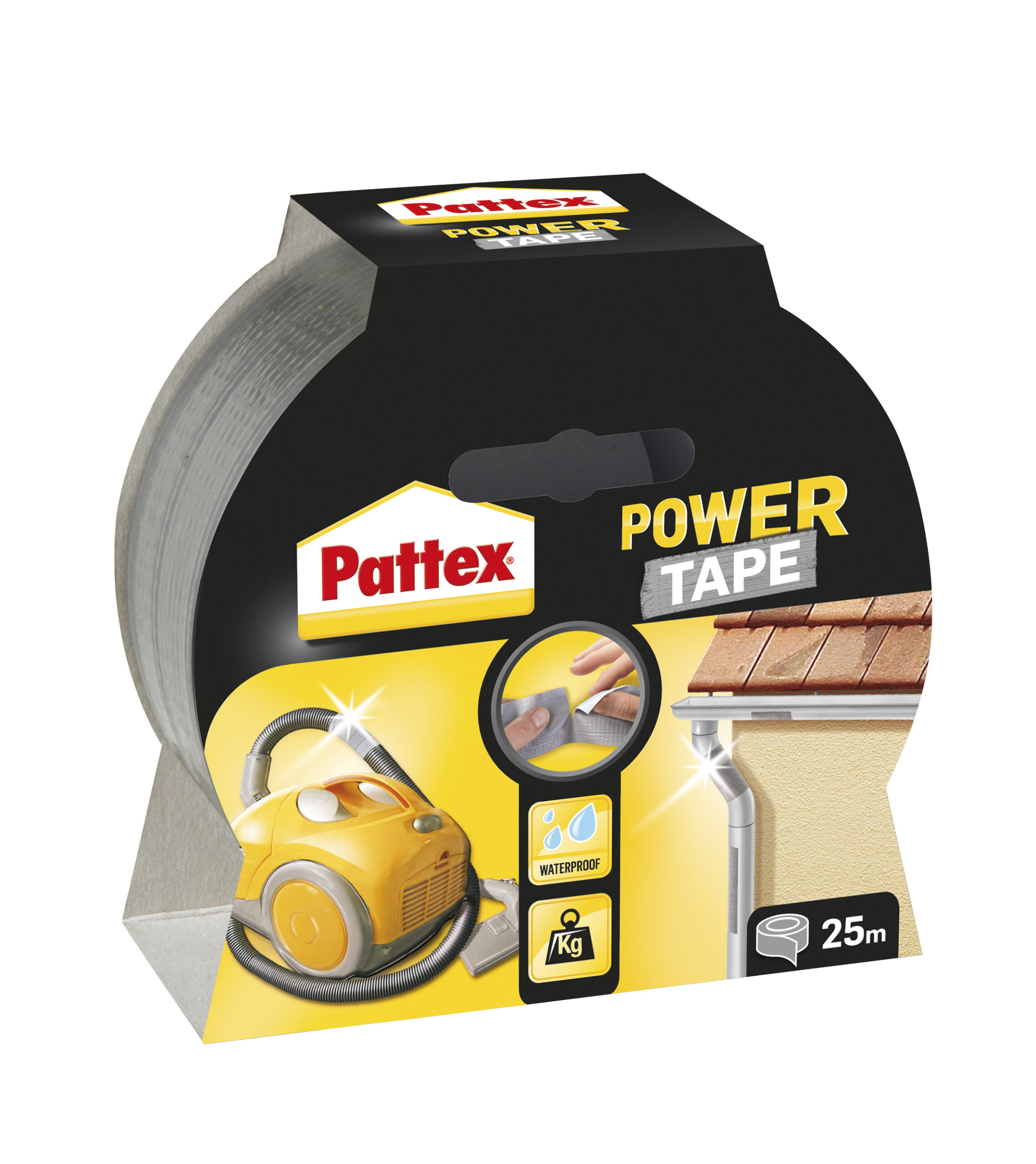 1677377 PATTEX POWER TAPE 25M SREB.SIV