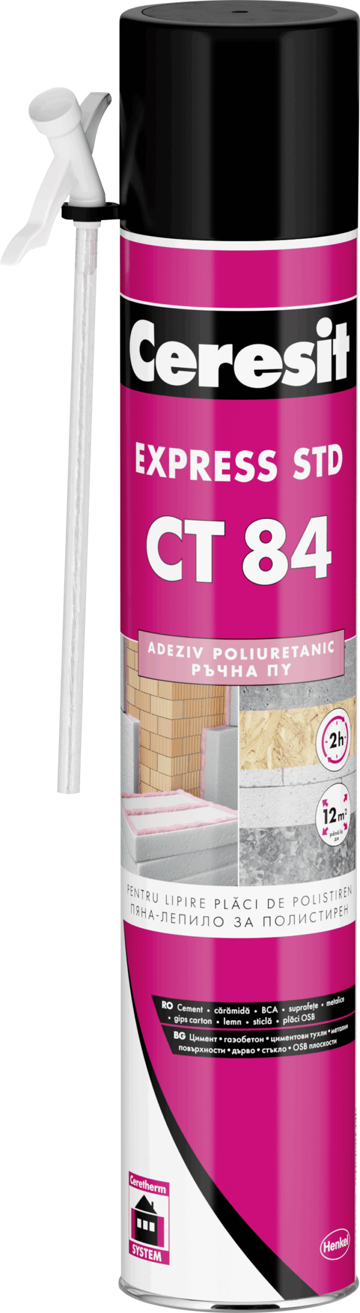 2952265 CERESIT CT 84 850 ML-niskoeksp. PU ljepilo za EPS -slamka