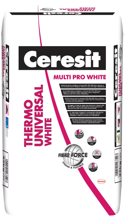 3072707 CERESIT TERMO UNIVERZAL BIJELI BH ljepilo za EPS,XPS,MW 25KG