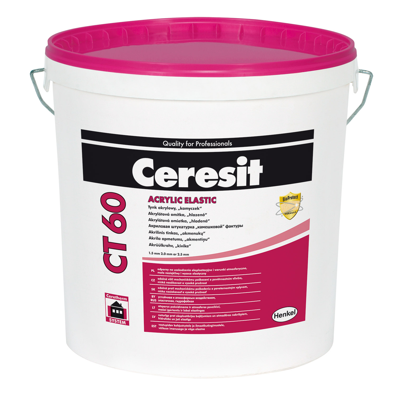 2101576 CERESIT CT 60 (AKRIL Ž) 2 MM 25 KG BAZA BIJELA
